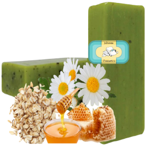 jabon artesanal de _avena_manzanilla_miel_100_gramos Jabones y cosmetica TM