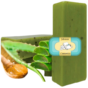 jabon artesanal de _sabila_100_gramos Jabones y cosmetica TM
