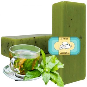 jabon artesanal de te verde 100 gramos Jabones y cosmetica TM